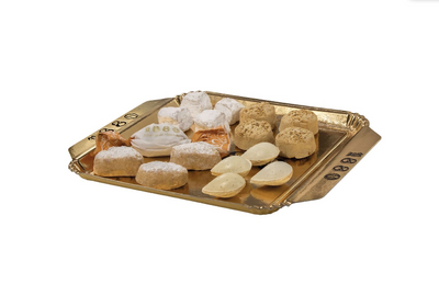 1880 Bandeja De Dulces de Navidad - Christmas Sweets Selection on a platter