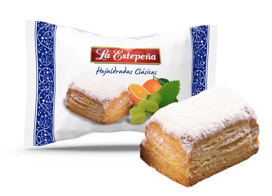 La Estepeña Hojaldradas (Puff Pastries) Net.Wt 400 g