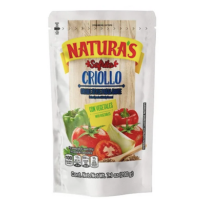 Natura's Sofrito Criollo - Creole Style Pasta Sauce
