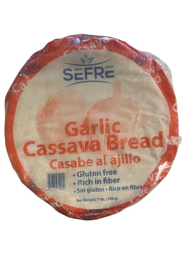 Sefre Cassava Garlic Bread - Casabe Al Ajillo 7 oz