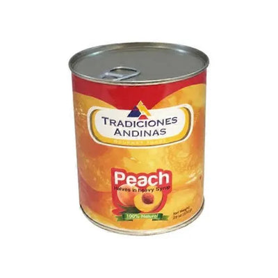 Tradiciones Andinas Peach Halves in Heavy Syrup Can 29 oz