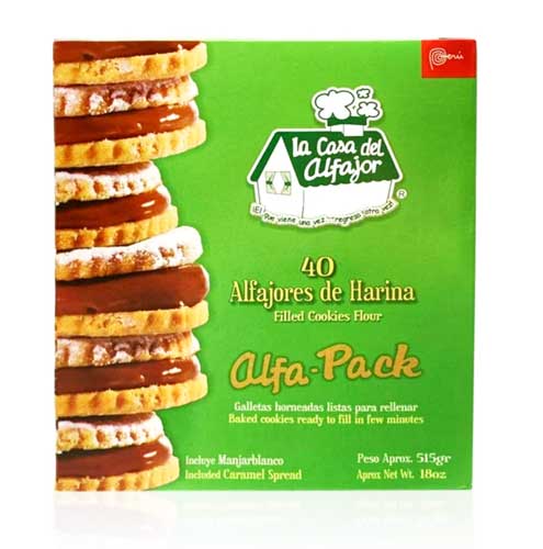 Alfajores de Harina La Casa del Alfajor 1.1 lbs.(40 alfajores)