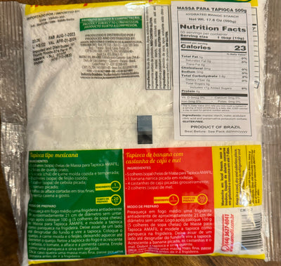 Amafil Massa Para Tapioca Gluten Free 500 gr