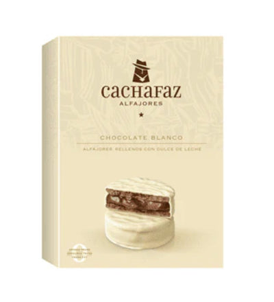 Cachafaz Alfajores Chocolate Blanco