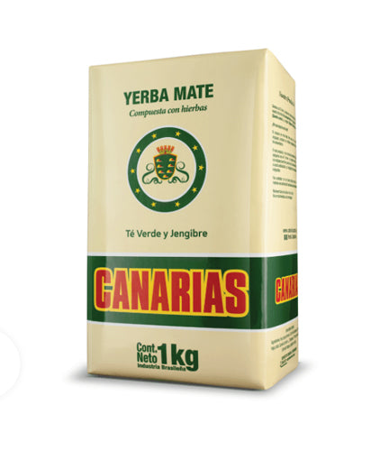 Canarias Yerba Mate Te Verde Y Jengibre