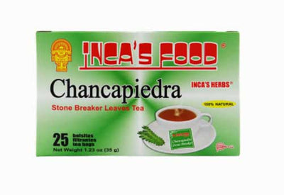 Box of Inca's Food chancapiedra tea bags