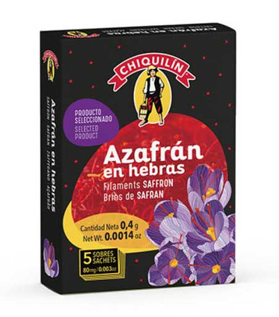 Chiquilin Azafran en Hebras Espanol