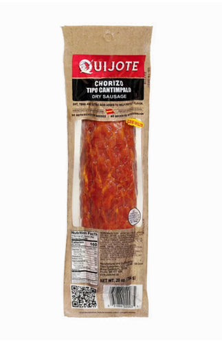 Quijote Chorizo Cantimpalo (Spanish Style Cantimpalo Chorizo ) Net Weight 28 oz