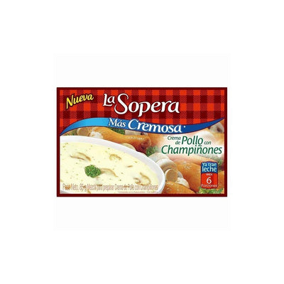 La Sopera Crema de Pollo con Champinones 6 porciones 2.9 oz