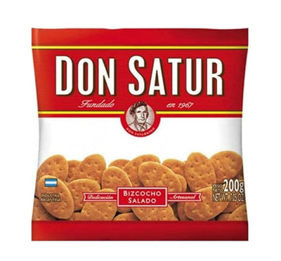 Don Satur Bizcochos - Yerba Mate Cracker and Cookies 200 gr