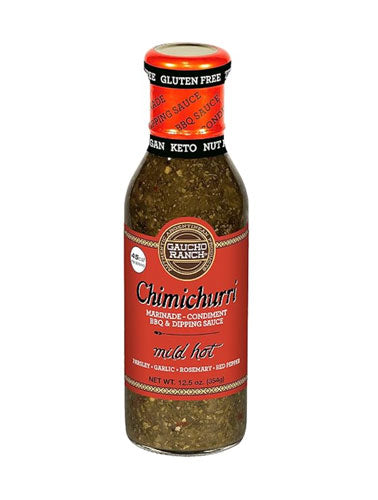 Gaucho Ranch Chimichurri Mild Hot 12.5 oz. Gaucho Ranch Hot Chimichurri