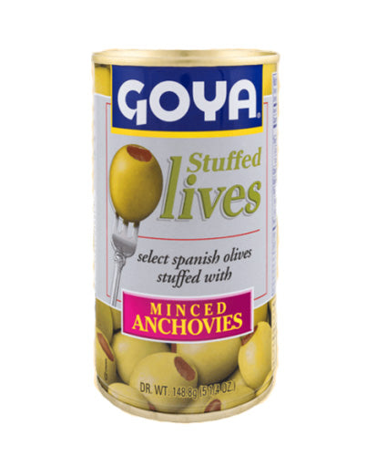 Goya Minced Anchovies Stuffed Spanish Olives