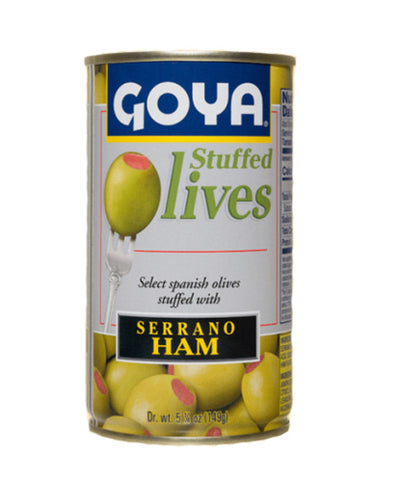 Goya Spanish olives stuffed with Serrano ham