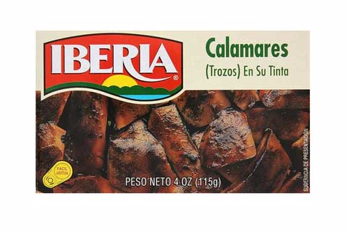 Iberia Calamares Trazos en Su Tinta - Squid Pieces in Ink