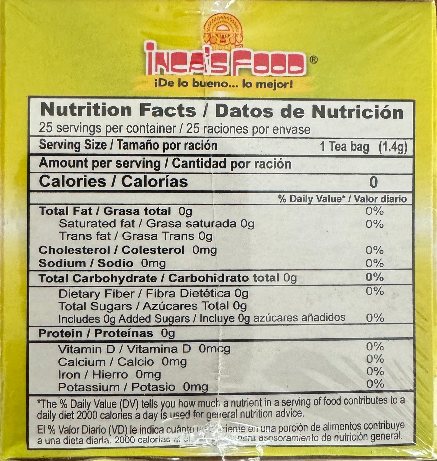 Inca's food antgripal nutrition facts
