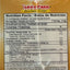 Nutrition facts of inca's food cat's claw tea bags
