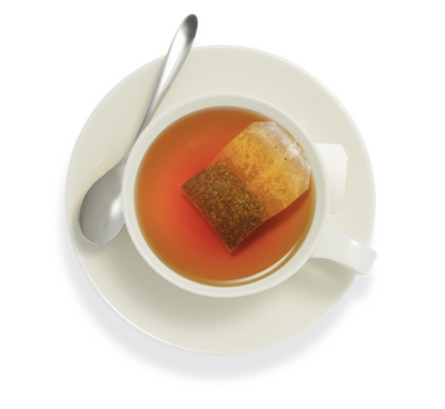Liver cleanser cup of tea with tea bag