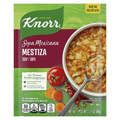 Knorr Sopa Mexicana / Mexican Soup Mix Mestiza Net Wt 2.4 oz