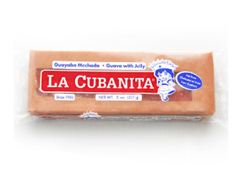 La Cubanita Guavaya Mechada (Guava with Jelly) Fat Free, Cholesterol Free, Low Sodium 8 oz (227g) Cuba