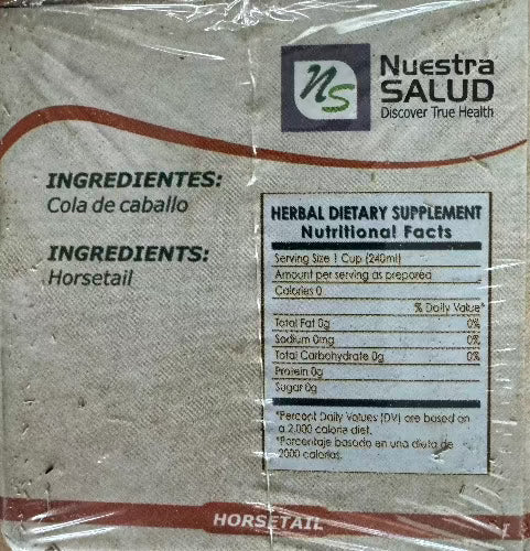 Nuestra Salud Nutritional Facts