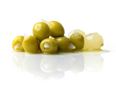 Torremar Tapas Olives Pitted Green Olives with Onion Net Wt 9.8 oz
