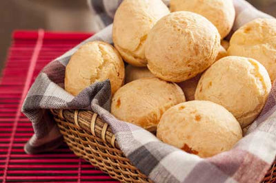 Brazilian Cheese Bread Rolls made with Yoki mix