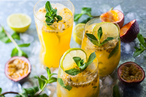 Passion Fruit Pulp Cocktails