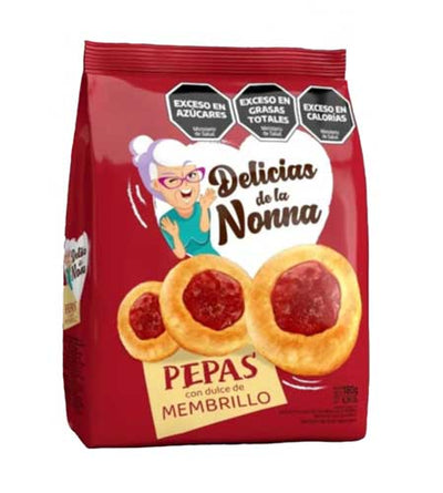 Delicias de la Nonna Pepas con dulce de Membrillo