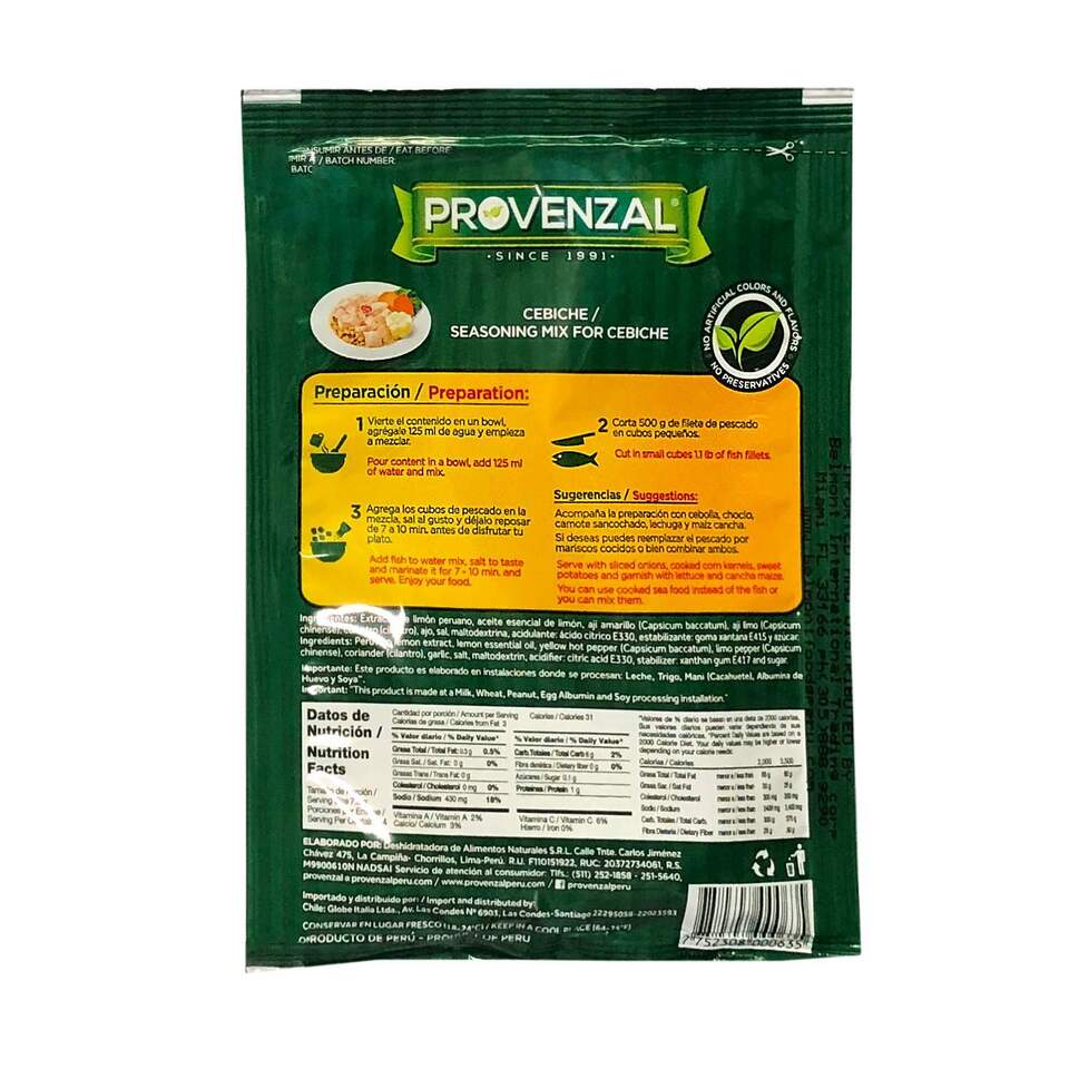 Provenzal Base For Cebiche 1.06 oz