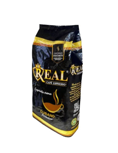 Real Cafe Espresso Premium Cuban Whole Bean Coffee