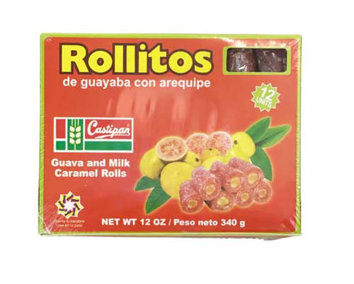 Castipan Rollitos de Guayaba Con Arequipe 12 oz.