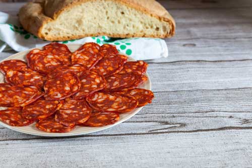 Palacios Authentic Spanish Sliced Mild Chorizo Net.Wt 3.5 oz