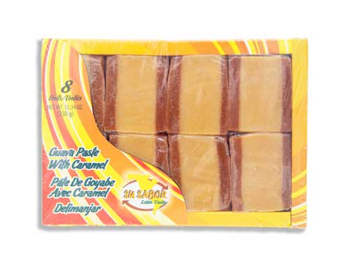 Su Sabor Guava Paste with Caramel 350 grs. 8 Unidades