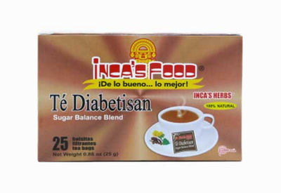 Box of inca's food té diabetisan bags