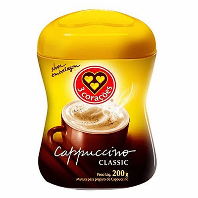 3 Coracoes Cappuccino Classic 200 grs
