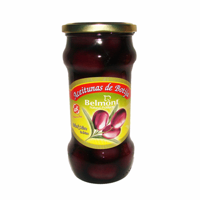 Aceitunas de Botija Belmont 20 oz. Aceitunas Botija