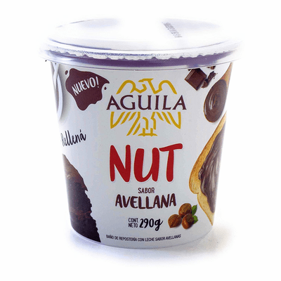 Aguila Nut Sabor Avellana (Hazelnut Spread) Net.Wt 290 Gr *Buy 1 Get 1 Free*