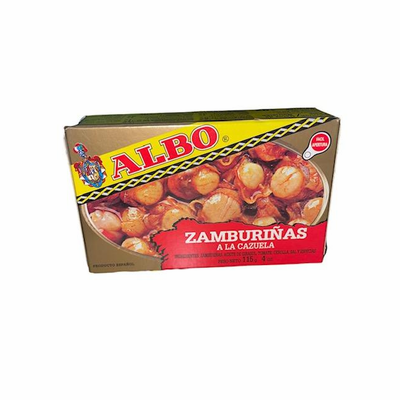 Albo Queen Scallops in sauce , Zamburiñas a la Cazuela Net Wt 4 Oz