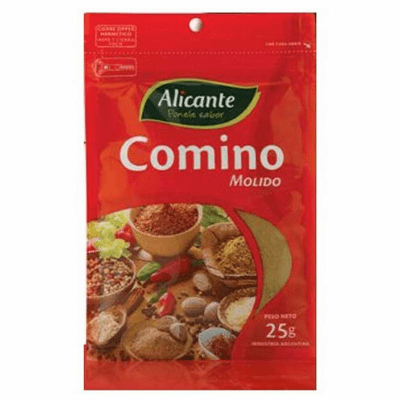 Alicante Comino Molido Net.Wt 25g