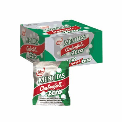Ambrosoli Mentitas Zero 24 Units 504 gr