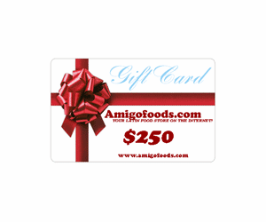 Amigofoods $250 E-Gift Certificate