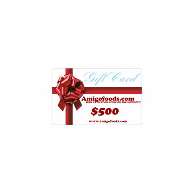 Amigofoods $500 E-Gift Certificate