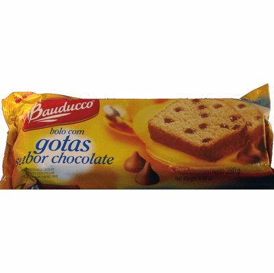Bauducco Bolo Com Gotas Sabor Chocolate 280 grs.