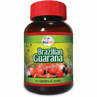 Beelife Brazilian Guarana Supplement - 60 Capsules of 250 mg