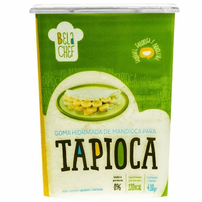 Bela Chef Tapioca Goma Hydrated of Manioc for Tapioca 410g