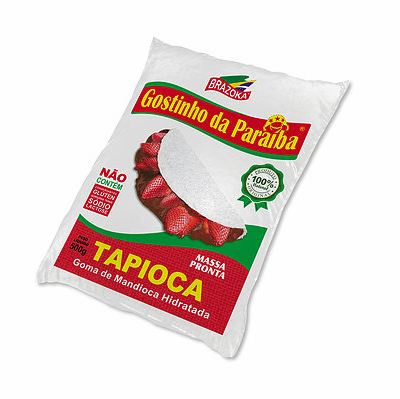 Brazoka Gostinho da Paraiba Tapioca (Massa Pronta) Net. Wt 500gr