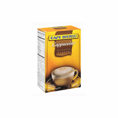 Bustelo Capuccino Mocha box of 5 oz., 5 single servings