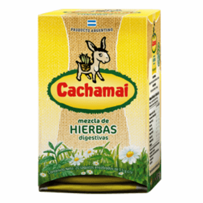 Cachamai Mezcla De Hierbas Digestivas Net. Wt 1.5g 20 tea bags