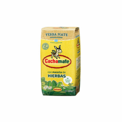Cachamate Yerba Mate Con Mezcla de Hierbas 500g