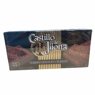 Catillo De Jijona Turron Chocolate Crujiente Net Wt 7 oz